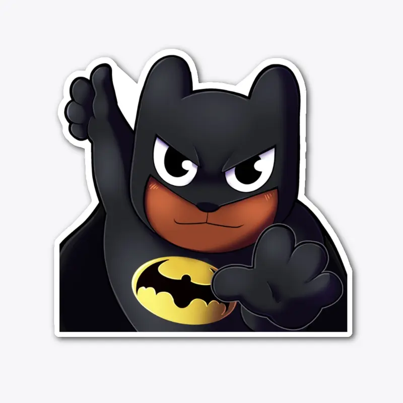 Bat Bear - Die Cut Sticker