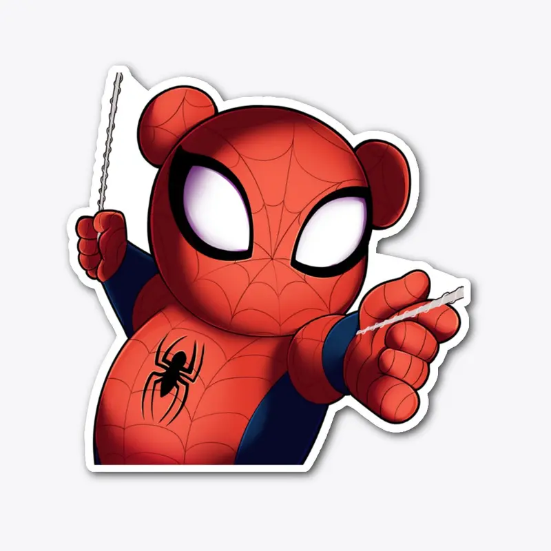 Spider-Bear - Die Cut Sticker