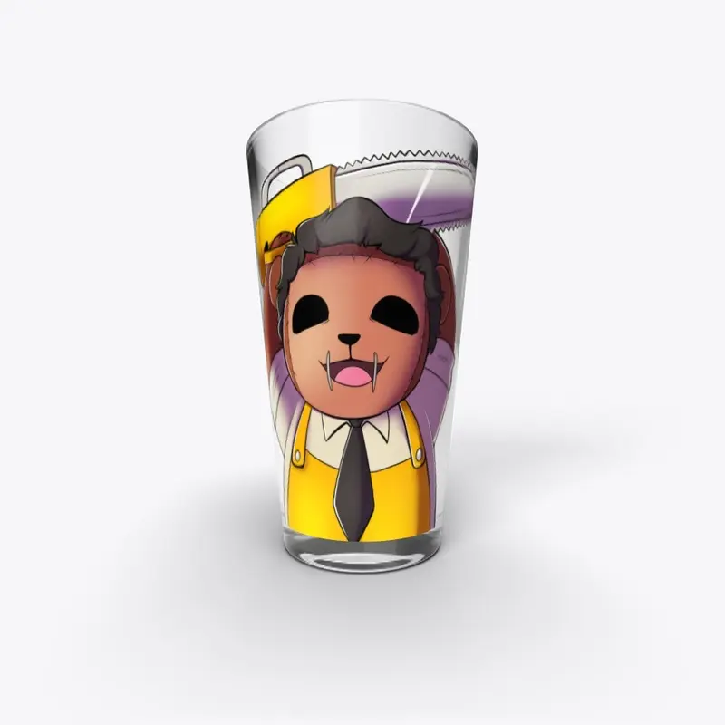 LeatherFace - Pint Glass