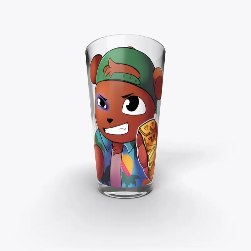 Grand Theft Bear - Pint Glass