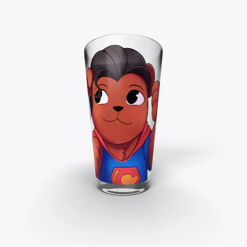 Super Bear - Pint Glass